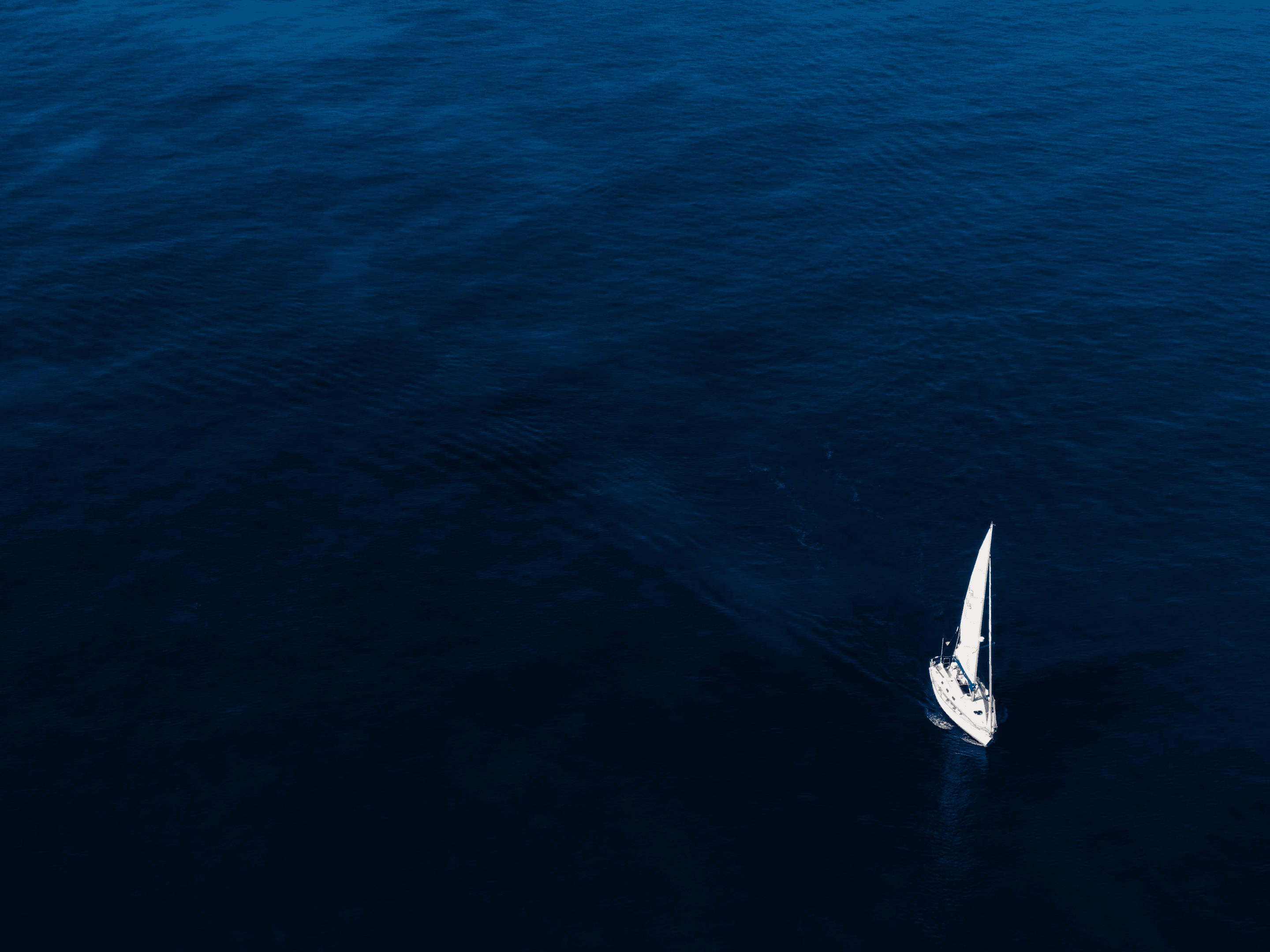 Lone Sailboat